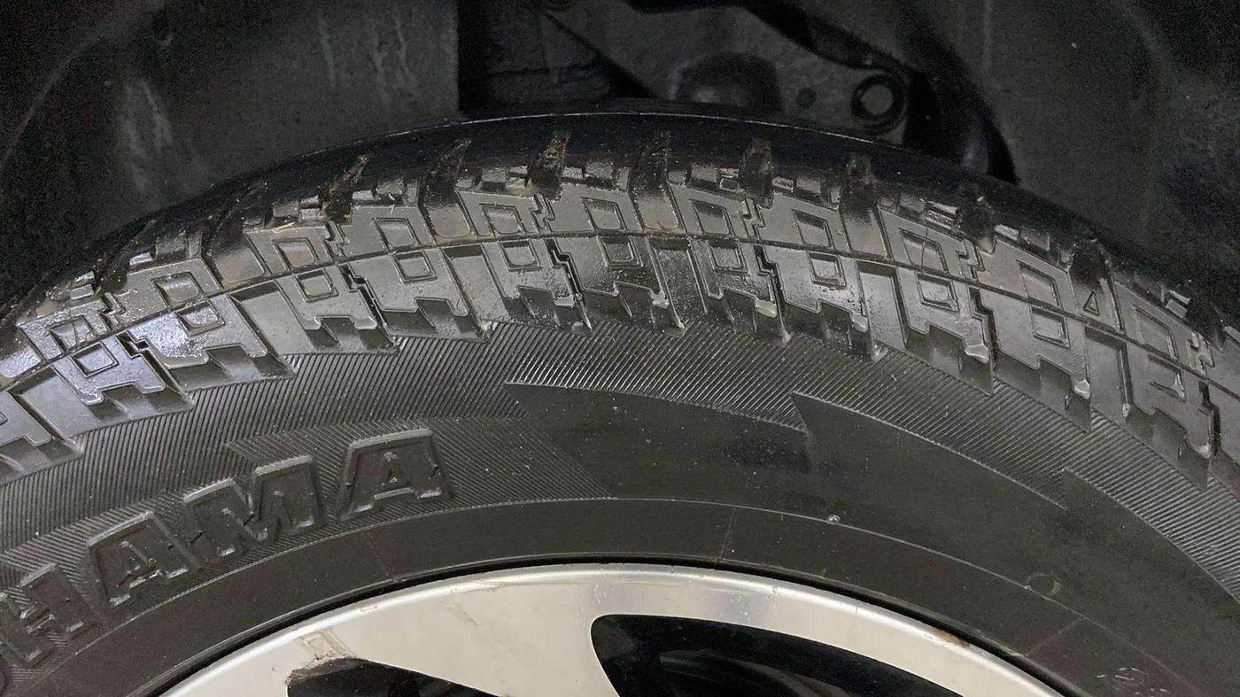 2021 Tata Harrier XZA PLUS 2.0L DUAL TONE, Diesel, Automatic, 56,042 km, Right Rear Tyre Tread