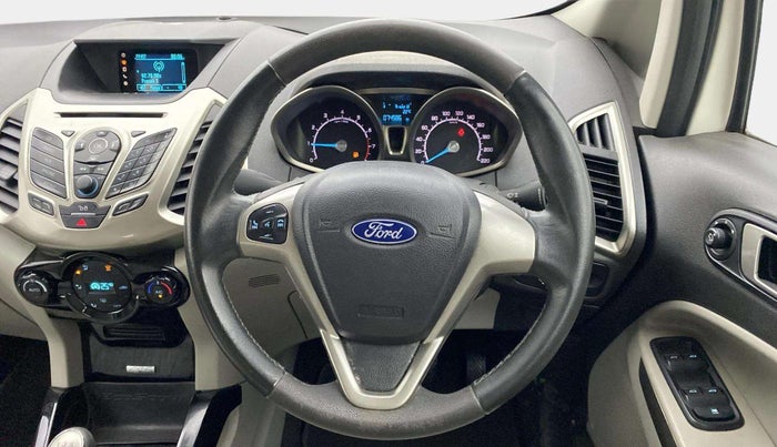 2015 Ford Ecosport TITANIUM 1.0L ECOBOOST, Petrol, Manual, 74,538 km, Steering Wheel Close Up