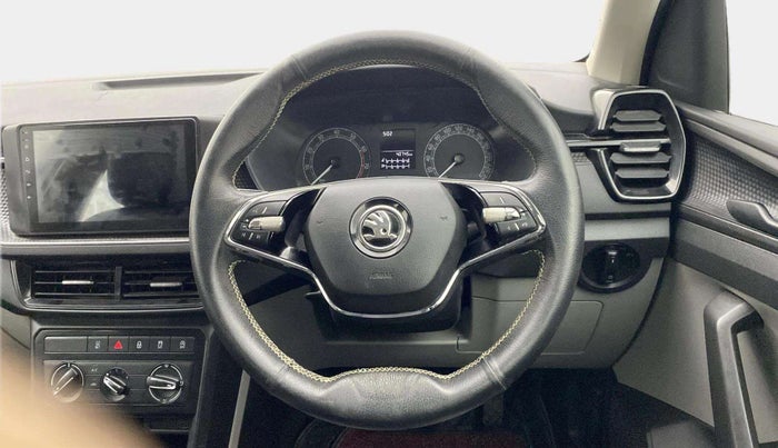 2022 Skoda KUSHAQ ACTIVE 1.0L TSI MT, Petrol, Manual, 40,742 km, Steering Wheel Close Up