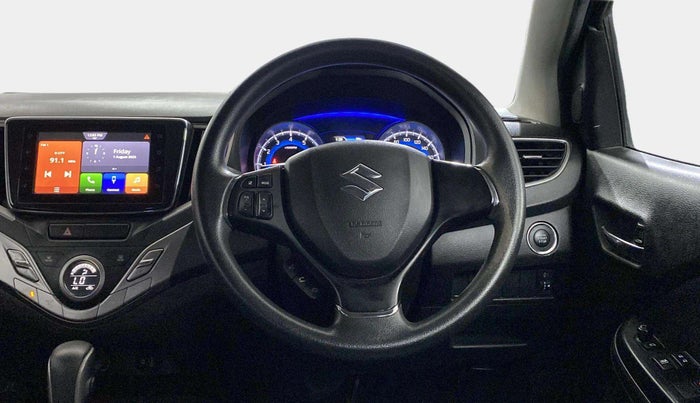 2021 Maruti Baleno ZETA CVT PETROL 1.2, Petrol, Automatic, 58,672 km, Steering Wheel Close Up
