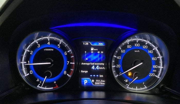 2021 Maruti Baleno ZETA CVT PETROL 1.2, Petrol, Automatic, 58,672 km, Odometer Image
