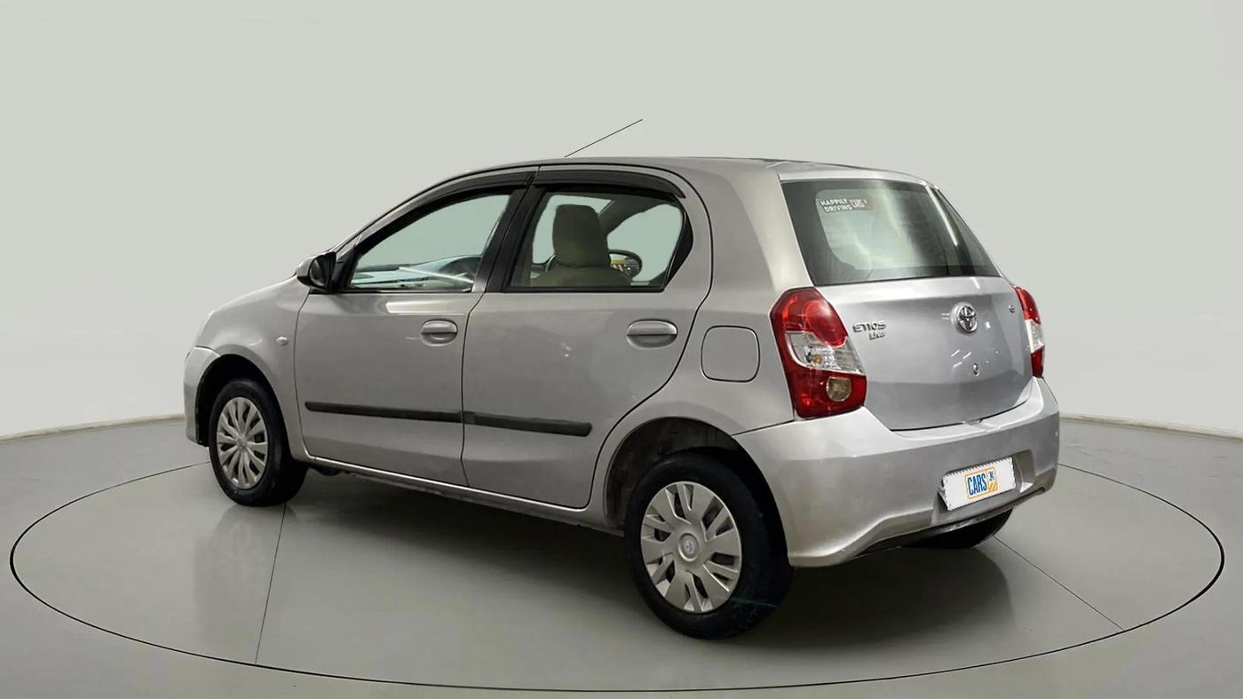 2019 Toyota Etios Liva GX, Petrol, Manual, 43,404 km, Left Back Diagonal