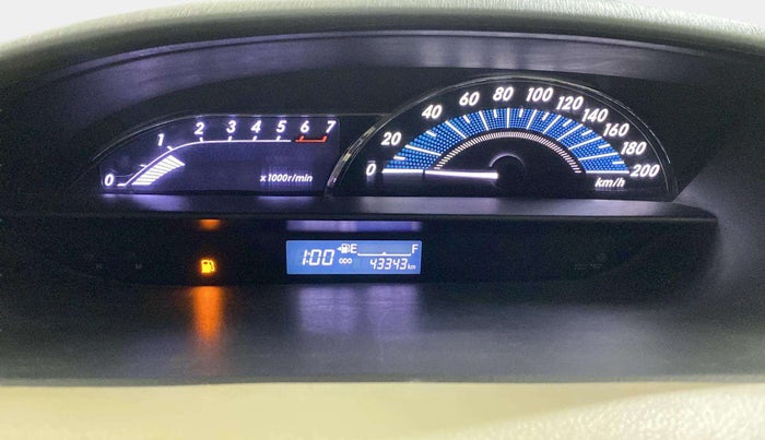2019 Toyota Etios Liva GX, Petrol, Manual, 43,404 km, Odometer Image
