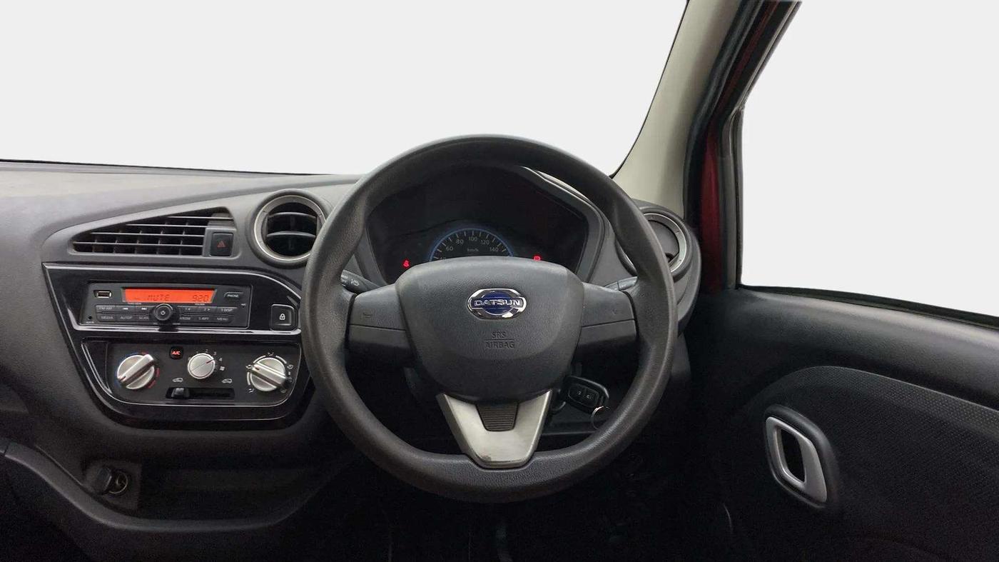 2019 Datsun Redi Go S, Petrol, Manual, 56,843 km, Steering Wheel Close Up