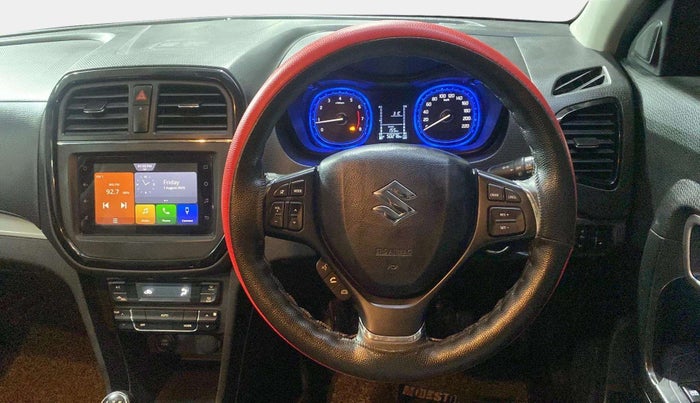 2020 Maruti Vitara Brezza ZXI PLUS DUAL TONE, Petrol, Manual, 50,270 km, Steering Wheel Close Up