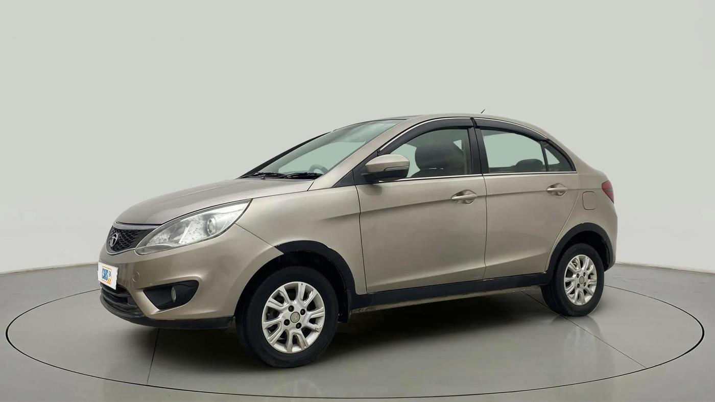 2015 Tata Zest XMS 75PS DIESEL, Diesel, Manual, 1,36,337 km, Left Front Diagonal