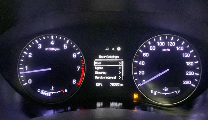2015 Hyundai Elite i20 ASTA 1.2, Petrol, Manual, 76,086 km, Odometer Image