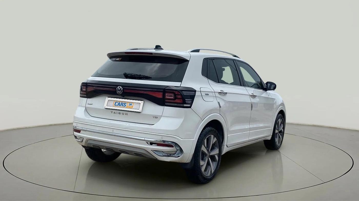 2021 Volkswagen TAIGUN TOPLINE 1.0 TSI MT, Petrol, Manual, 78,933 km, Right Back Diagonal