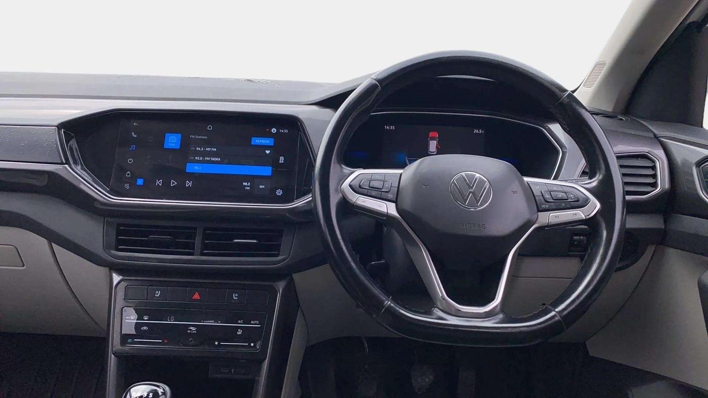 2021 Volkswagen TAIGUN TOPLINE 1.0 TSI MT, Petrol, Manual, 78,933 km, Steering Wheel Close Up