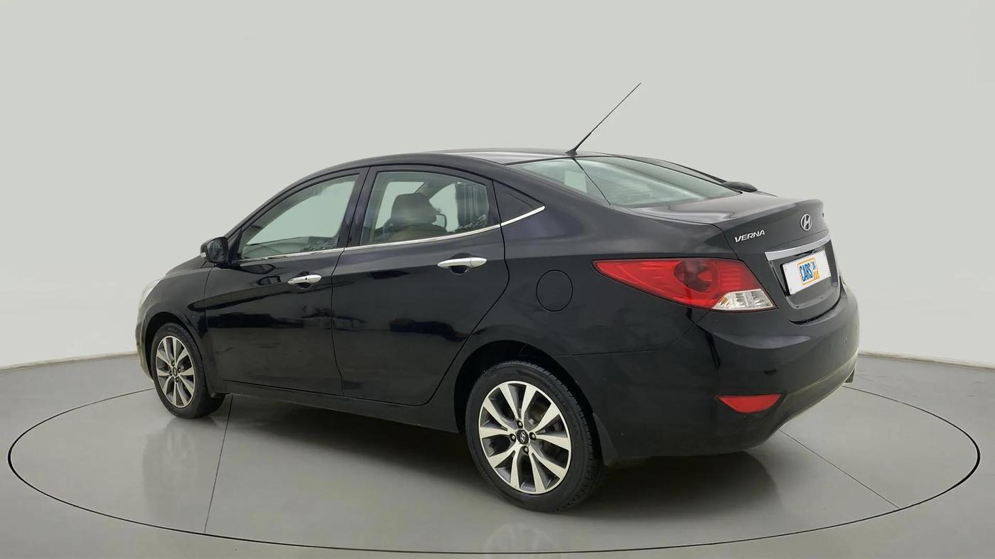 2014 Hyundai Verna FLUIDIC 1.6 VTVT SX OPT, CNG, Manual, 54,701 km, Left Back Diagonal