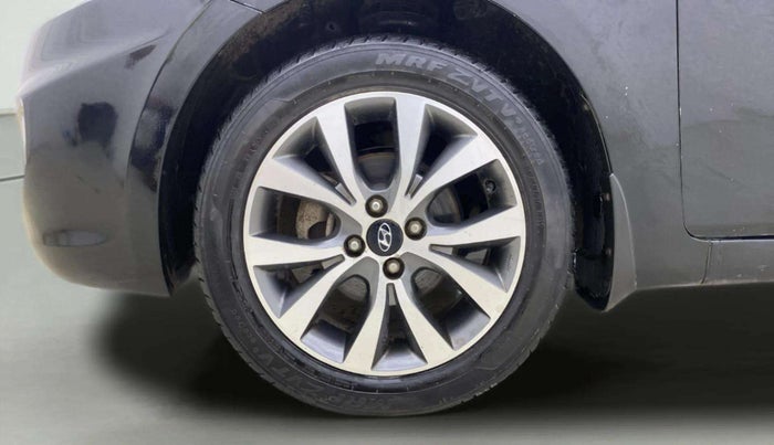 2014 Hyundai Verna FLUIDIC 1.6 VTVT SX OPT, CNG, Manual, 54,701 km, Left Front Wheel