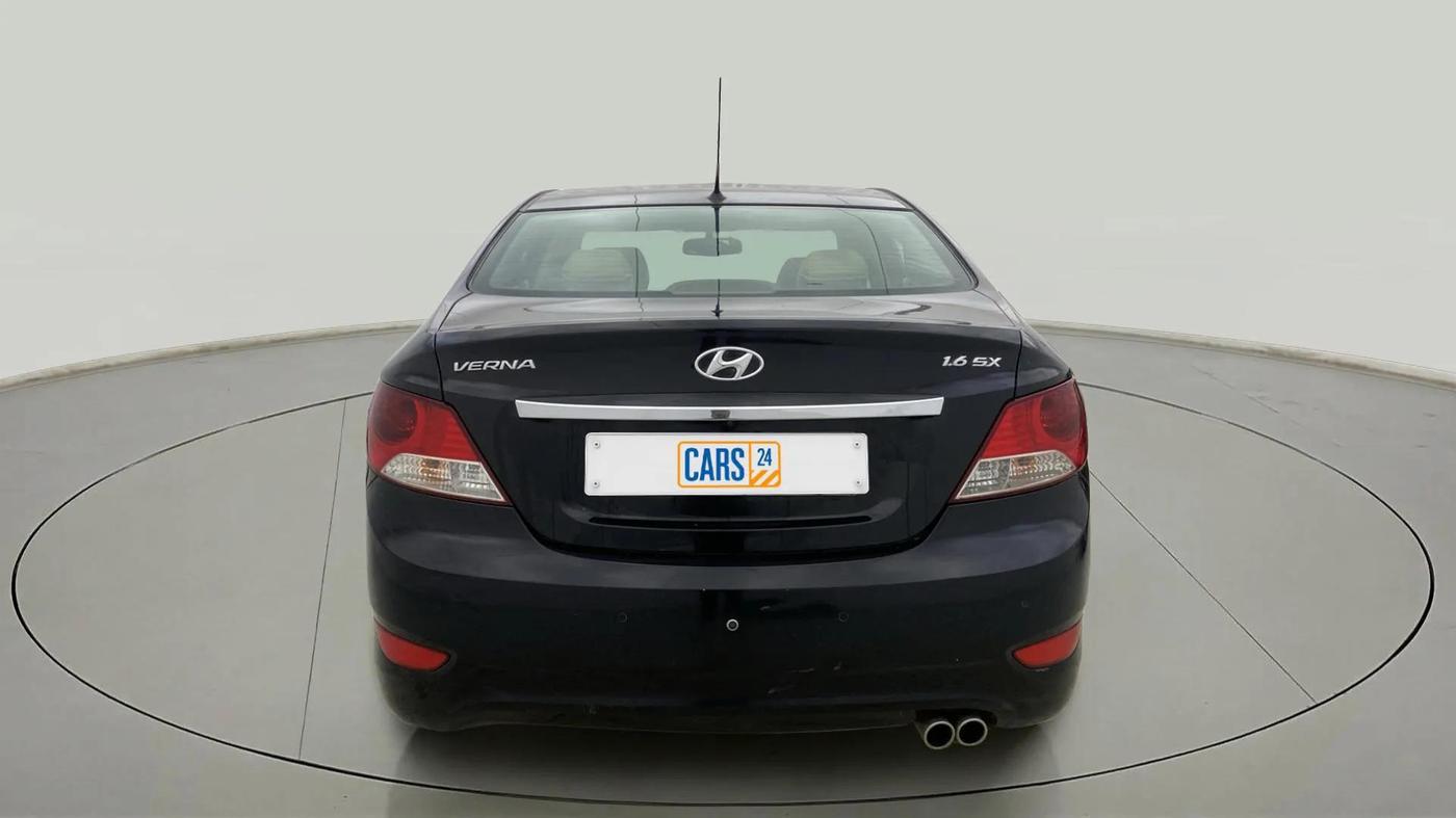 2014 Hyundai Verna FLUIDIC 1.6 VTVT SX OPT, CNG, Manual, 54,701 km, Back/Rear