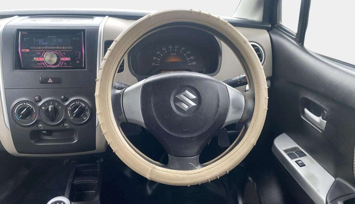 2013 Maruti Wagon R 1.0 LXI, Petrol, Manual, 67,418 km, Steering Wheel Close Up