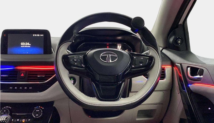 2022 Tata NEXON XZ PLUS PETROL SUNROOF, Petrol, Manual, 35,778 km, Steering Wheel Close Up