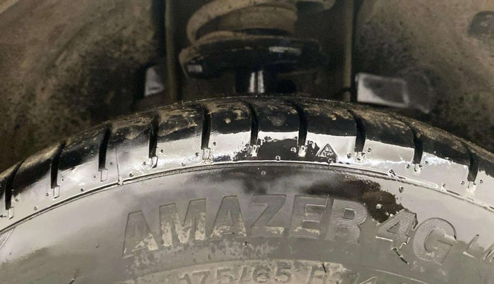 2018 Tata Tiago XZ PETROL, CNG, Manual, 63,002 km, Right Front Tyre Tread