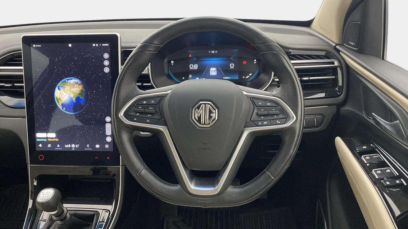 2023 MG HECTOR SMART PRO 1.5 TURBO MT PETROL, Petrol, Manual, 14,667 km, Steering Wheel Close Up