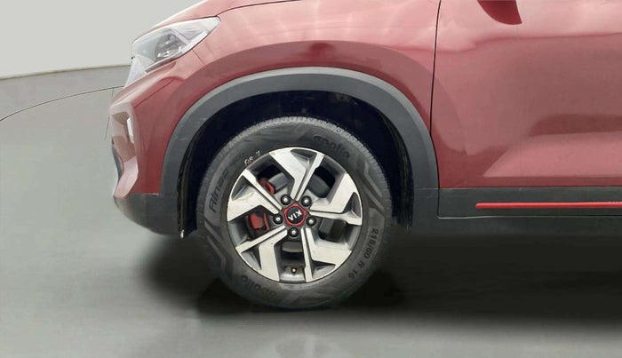 2021 KIA SONET GTX PLUS 1.0 IMT DUAL TONE, Petrol, Manual, 38,656 km, Left Front Wheel