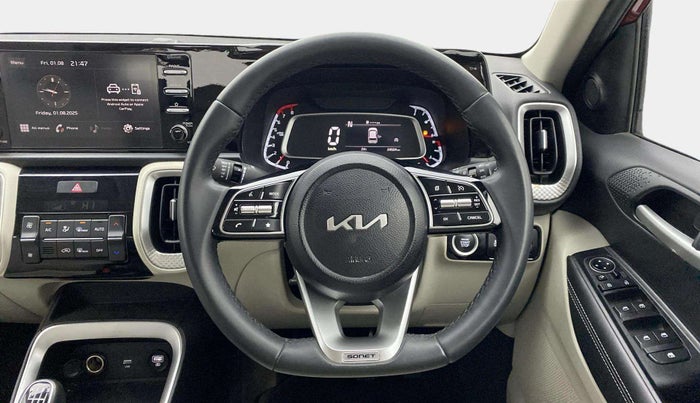 2023 KIA SONET HTX 1.0 IMT, Petrol, Manual, 24,458 km, Steering Wheel Close Up