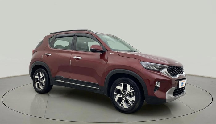 2023 KIA SONET HTX 1.0 IMT, Petrol, Manual, 24,458 km, Right Front Diagonal