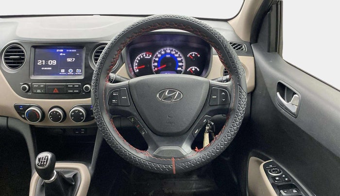 2019 Hyundai Grand i10 SPORTZ 1.2 KAPPA VTVT, CNG, Manual, 82,561 km, Steering Wheel Close Up