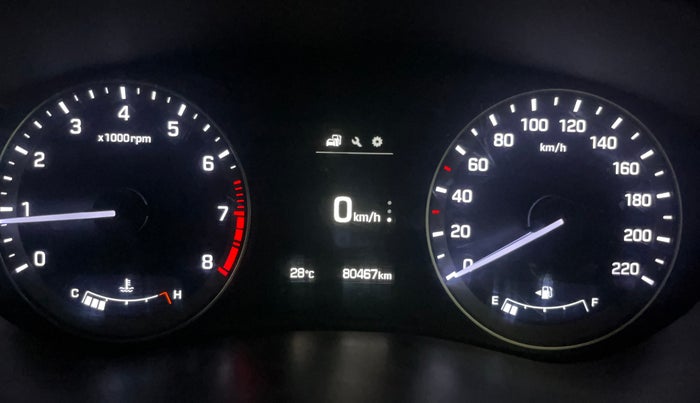 2015 Hyundai Elite i20 ASTA 1.2, Petrol, Manual, 80,455 km, Odometer Image