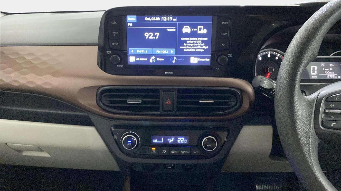 2020 Hyundai AURA SX PLUS 1.2 AMT, Petrol, Automatic, 12,788 km, Air Conditioner