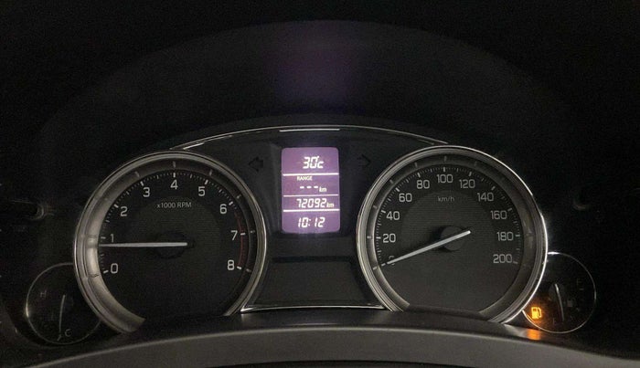 2014 Maruti Ciaz ZXI, Petrol, Manual, 72,019 km, Odometer Image