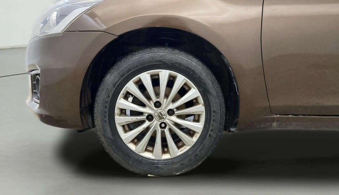 2014 Maruti Ciaz ZXI, Petrol, Manual, 72,019 km, Left Front Wheel