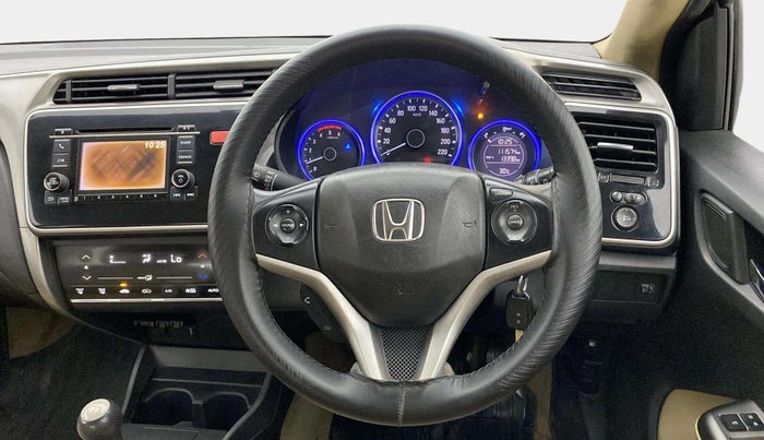 2015 Honda City 1.5L I-DTEC V, Diesel, Manual, 1,11,538 km, Steering Wheel Close Up