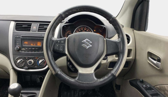 2015 Maruti Celerio ZXI, Petrol, Manual, 1,45,209 km, Steering Wheel Close Up