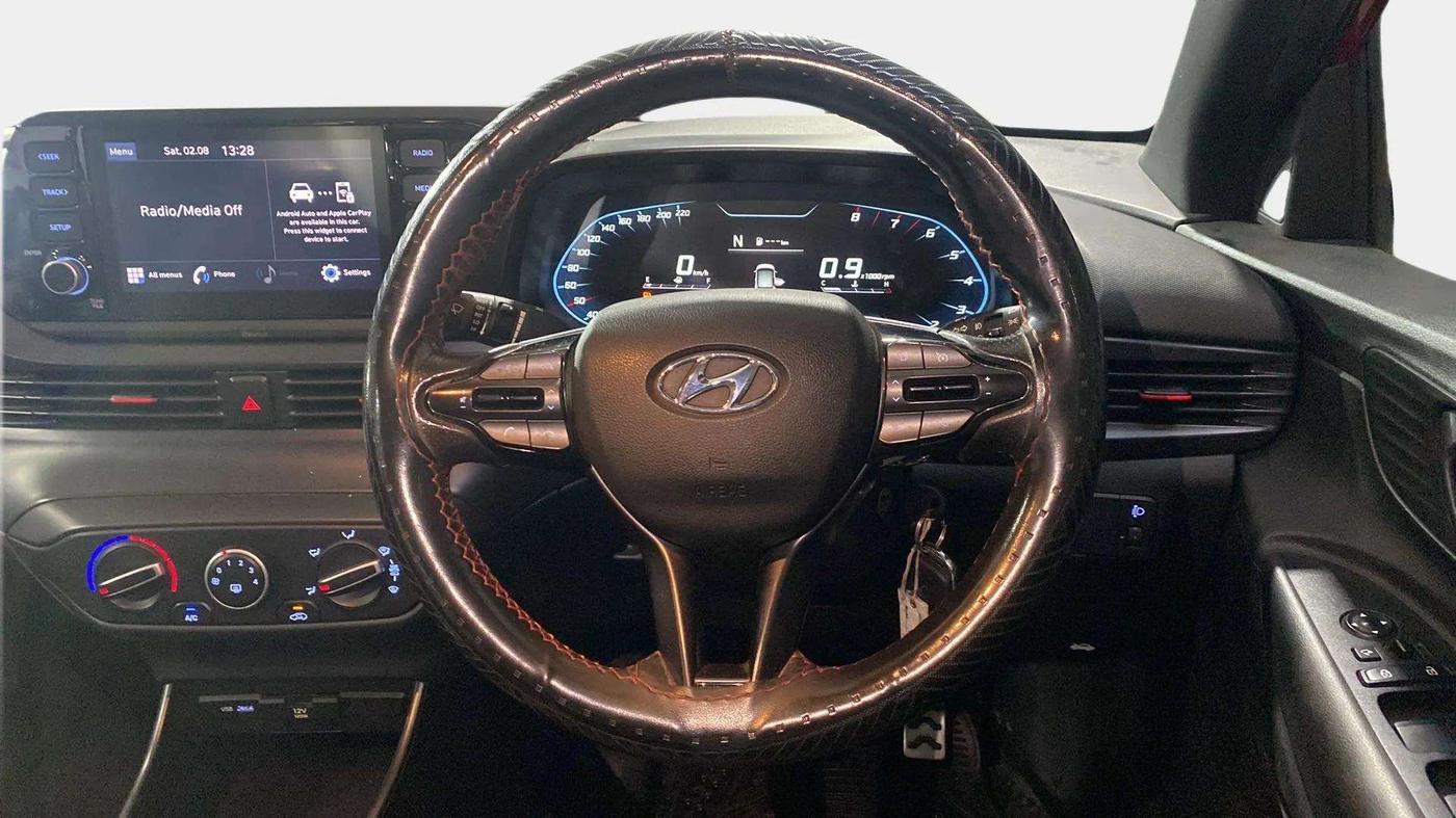 2021 Hyundai NEW I20 N LINE N6 1.0 TURBO GDI IMT, Petrol, Manual, 32,005 km, Steering Wheel Close Up