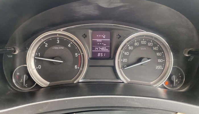 2015 Maruti Ciaz VDI +, Diesel, Manual, 1,47,479 km, Odometer Image
