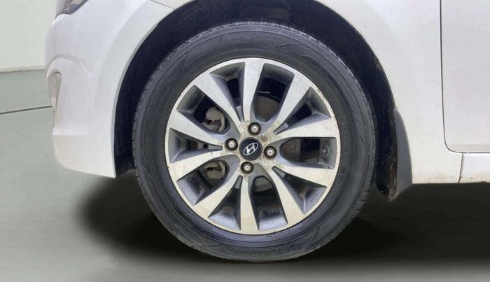 2015 Hyundai Verna FLUIDIC 4S 1.6 VTVT S(O), Petrol, Manual, 90,886 km, Left Front Wheel