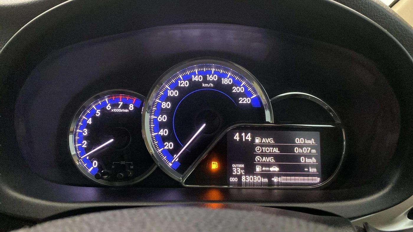 2018 Toyota YARIS G MT, Petrol, Manual, 83,047 km, Odometer Image
