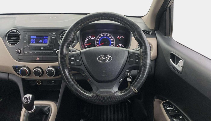 2016 Hyundai Grand i10 SPORTZ 1.2 KAPPA VTVT, Petrol, Manual, 47,592 km, Steering Wheel Close Up