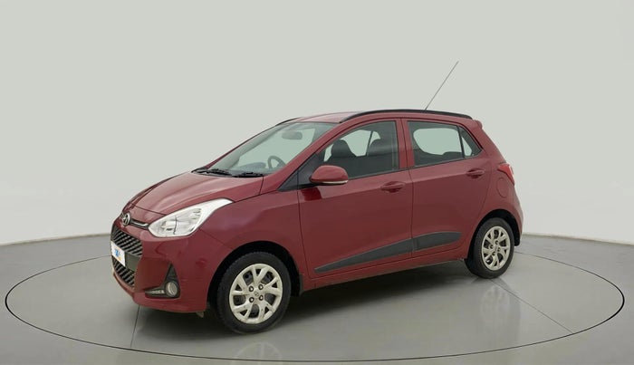 2017 Hyundai Grand i10 SPORTZ (O) 1.2 KAPPA VTVT, Petrol, Manual, 43,950 km, Left Front Diagonal