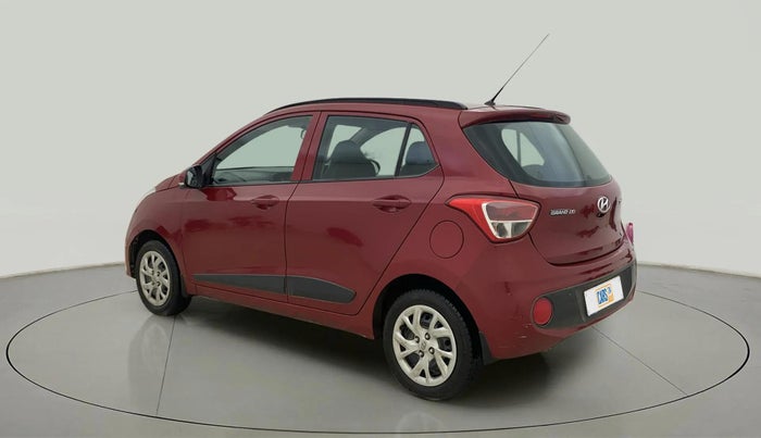2017 Hyundai Grand i10 SPORTZ (O) 1.2 KAPPA VTVT, Petrol, Manual, 43,950 km, Left Back Diagonal
