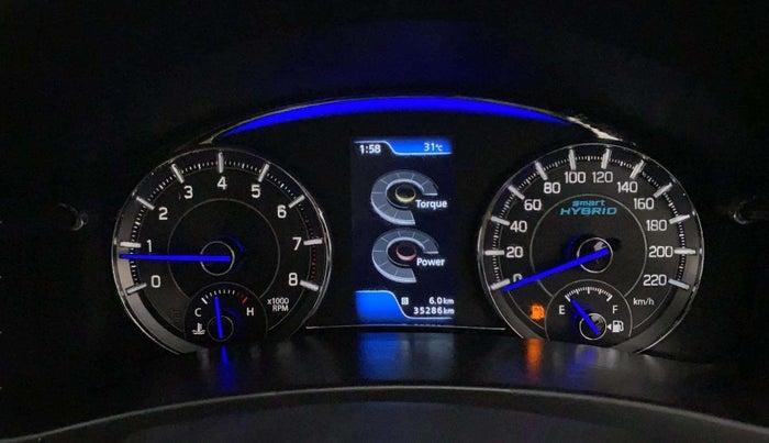 2022 Maruti Ciaz ZETA 1.5 SHVS MT PETROL, Petrol, Manual, 35,318 km, Odometer Image