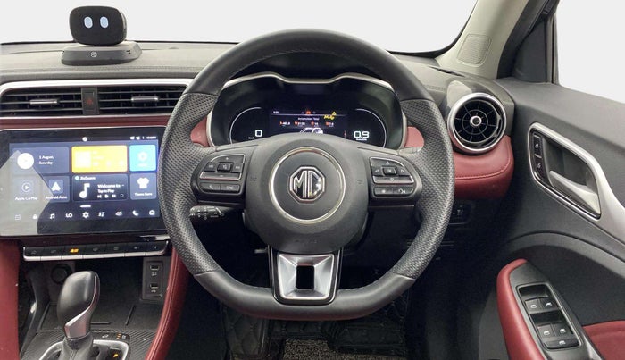 2024 MG ASTOR Savvy Pro1.5 CVT Red, Petrol, Automatic, 16,606 km, Steering Wheel Close Up