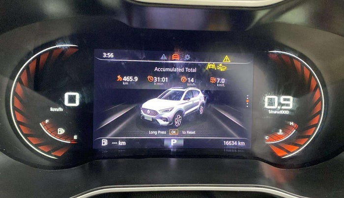 2024 MG ASTOR Savvy Pro1.5 CVT Red, Petrol, Automatic, 16,606 km, Odometer Image