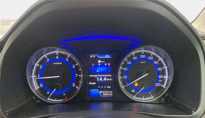 2019 Maruti Baleno ALPHA PETROL 1.2, Petrol, Manual, 58,292 km, Odometer Image