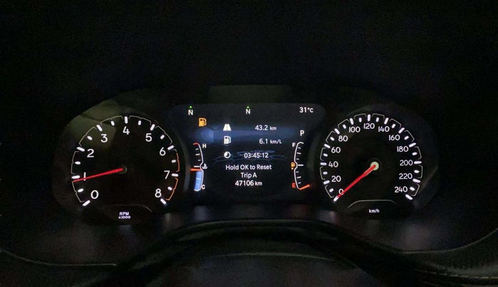 2022 Jeep Compass NIGHT EAGLE (O) 1.4 PETROL DCT, Petrol, Automatic, 47,064 km, Odometer Image