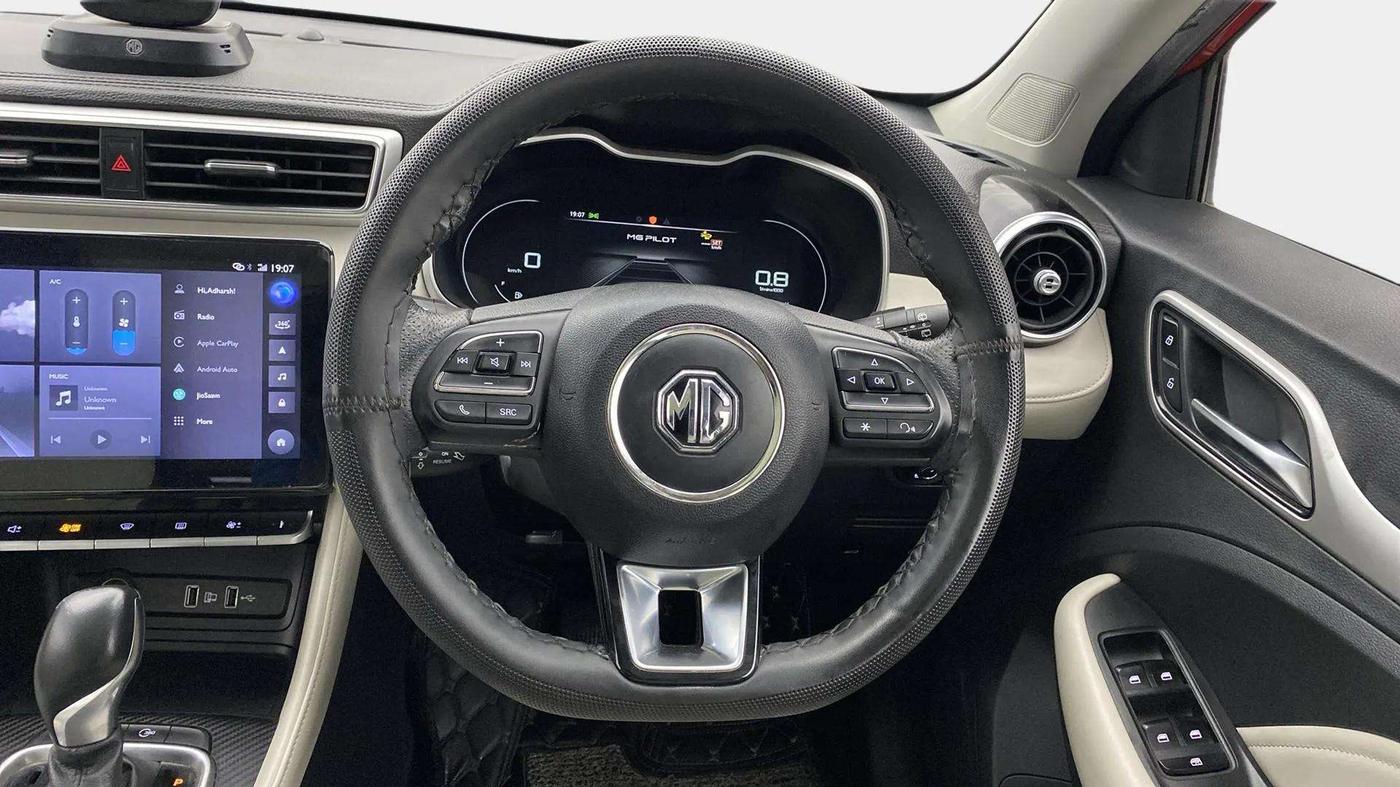 2022 MG ASTOR SAVVY 1.5 CVT, Petrol, Automatic, 44,753 km, Steering Wheel Close Up