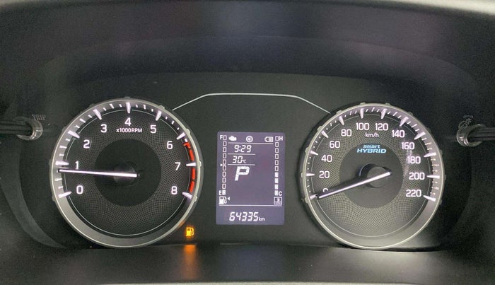 2022 Maruti BREZZA VXI AT SMART HYBRID, Petrol, Automatic, 64,336 km, Odometer Image