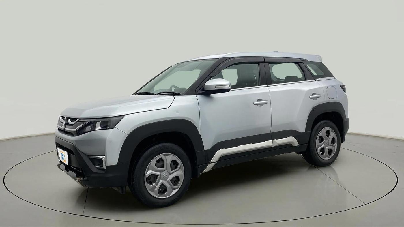 2022 Maruti BREZZA VXI AT SMART HYBRID, Petrol, Automatic, 64,336 km, Left Front Diagonal