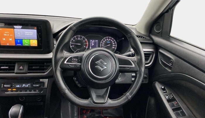 2022 Maruti BREZZA VXI AT SMART HYBRID, Petrol, Automatic, 64,336 km, Steering Wheel Close Up