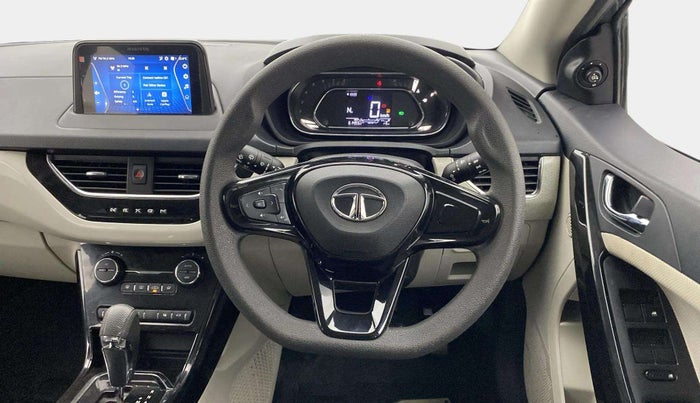 2022 Tata NEXON XZA PLUS DIESEL, Diesel, Automatic, 61,491 km, Steering Wheel Close Up