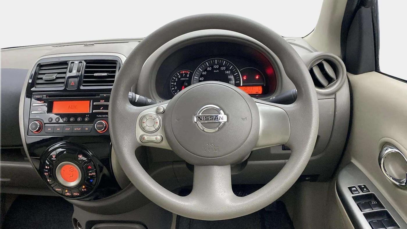 2014 Nissan Micra XV CVT, Petrol, Automatic, 51,408 km, Steering Wheel Close Up