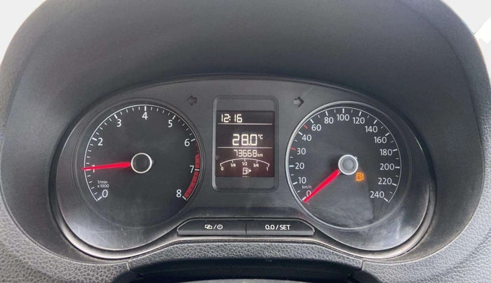 2020 Volkswagen Polo TRENDLINE 1.0L, Petrol, Manual, 73,646 km, Odometer Image
