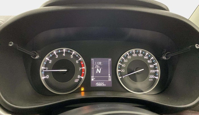 2024 Maruti FRONX DELTA 1.2 AGS, Petrol, Automatic, 15,629 km, Odometer Image